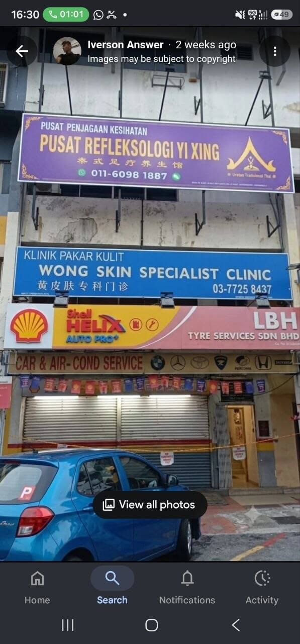 Pusat Reflexology Yi Xing
